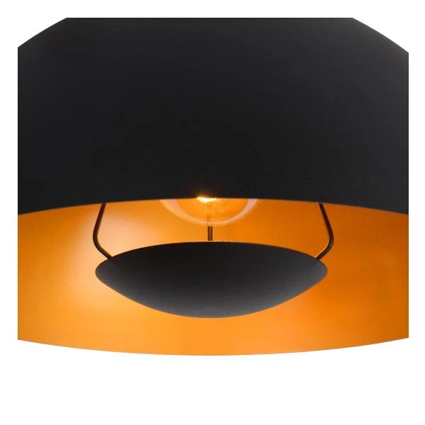 Lucide SIEMON - Pendant light - Ø 40 cm - 1xE27 - Black - detail 3